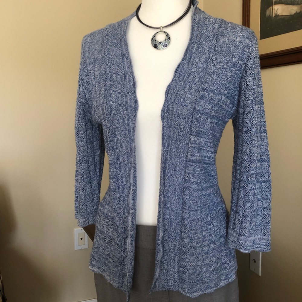 Notations Cornflower Blue Cardigan